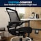 Flash Furniture Mesh Drafting Chair, Padded Arms, Black Mesh/Black Frame BL-LB-8801X-D-BLK-GG - alternate 8